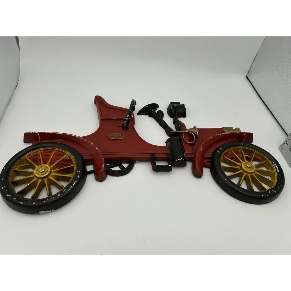 Vintage 1966 SEXTON 3D Cast Metal Red Delivery Truck Car Wall Hanging Plaque Art